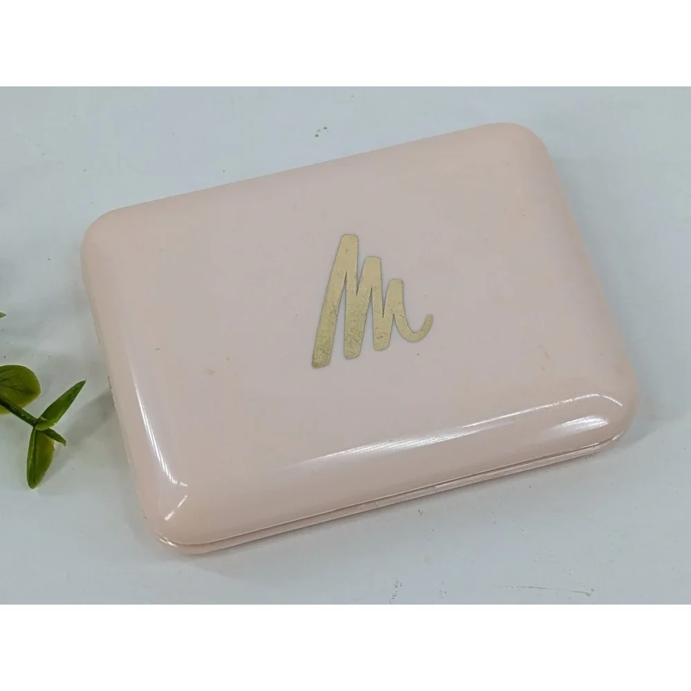 VTG NEW💋Marilyn Miglin Sheer Pressed Blush 18109 Make Up Compact Purse w/ Brush